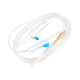 IV infusion set / subcutaneous / PE / with stopcock