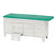 general examination couch / manual / fixed-height / 1-section