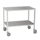 surgical trolley / for instruments / stainless steel / mobile