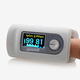 fingertip pulse oximeter / medical / battery-powered / white