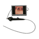 video veterinary bronchoscope / for small animals / with integrated video monitor / with working channel