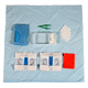 urinary catheterization medical kit / catheter insertion / disposable / sterile