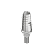 conical implant abutment / titanium / internal / straight