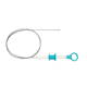 foreign body removal micro forceps / veterinary / disposable / stainless steel