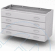 laboratory cabinet / with drawer / undercounter / 4-drawer