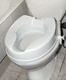 geriatric raised toilet seat / handicapped