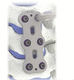 cervical vertebra arthrodesis plate / 2 levels