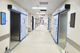 service door / hospital / sliding / antibacterial