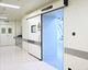 air-tight door / protection / operating room / sliding