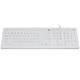 medical keyboard with numeric keypad / silicone / waterproof / sealed