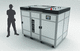 medical waste treatment system / for hazardous materials / for the pharmaceutical industry / automatic