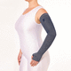 lymphedema support compression sleeve / unisex / black / beige