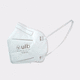 FFP2 respirator mask / EN 149 / latex-free / valveless