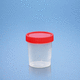 laboratory sample container / urine / polypropylene / with screw cap