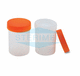 storage sample container / urine / single-use / with screw cap