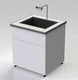 laboratory sink / 1-station / polypropylene