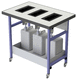laboratory trolley / for general purposes / waste / storage