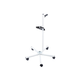 gas cylinder trolley / transport / stainless steel / 1-cylinder