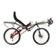 crank-propelled handbike / adult / red / gray