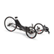 crank-propelled recumbent trike / adult / black