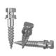 stainless steel dental mini-implant / straight / screw / orthodontic anchor