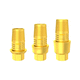 conical implant abutment / titanium / Ti-base / dental laboratory