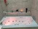 single-seater balneotherapy bathtub / in-ground / with chromotherapy lamps