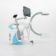 mobile C-arm / with flat panel detector / with integrated video monitor