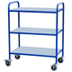 hospital trolley / for general purposes / service / 2-shelf