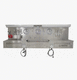 autopsy sink / 1-station / stainless steel / wall-mount