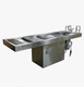forensic autopsy table / mortuary washing / height-adjustable / manual