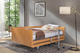 home care bed / electric / bariatric / height-adjustable