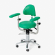 operating room stool / doctor's office / medical / height-adjustable