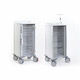 medical trolley / for general purposes / cleaning / stainless steel