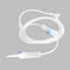 IV infusion set / PVC / with drip chamber / with stopcock