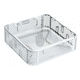 instrument sterilization basket / perforated / stainless steel