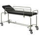 transport stretcher trolley / manual / with adjustable backrest / folding