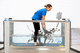 hydrotherapy veterinary treadmill / underwater / for dogs / with non-slip surface