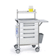 medical trolley / hospital / treatment / stainless steel