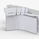 X-ray radiation shielding screen / examination table-mounted / 0.50 mm