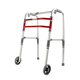 2-wheel mobility walker / folding / height-adjustable