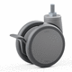 polyurethane wheel / polyamide / swiveling / with brake
