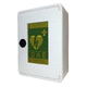 defibrillator cabinet / hospital / with door / wall-mounted