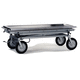 mortuary trolley / hospital / for caskets / equipment