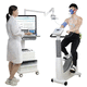 cardio-respiratory stress test equipment / with exercise bike