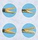laparoscopic forceps / dissection / monopolar / disposable