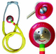 pediatric stethoscope / single-head / stainless steel