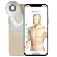 video dermatoscope / white LED / smartphone-based / with Wi-Fi connection