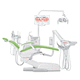 dental treatment unit with electric chair / ambidextrous / mobile / with monitor