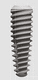self-tapping dental implant / conical / titanium / internal